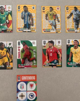 Lotto 9 carte Panini World Cup 2026 Adrenalyn