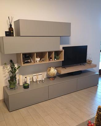 mobile moderno salotto grigio