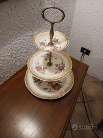 Alzata per dolci a 3 piani vintage