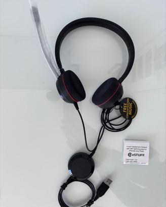Cuffie Jabra Evolve 20 MS Stereo Auricolare