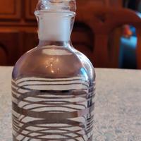 Bottiglia serigrafata in platino vintage