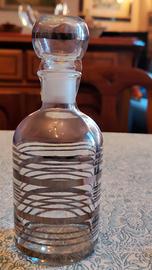 Bottiglia serigrafata in platino vintage