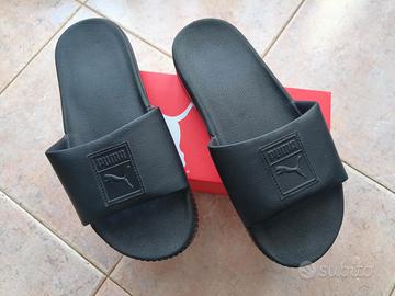 Ciabatte Puma Platform Slide Wns tg 40,5. Nere.