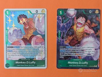 One piece Monkey.D.Luffy OP16-034 R AA + R ENG NM