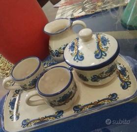 Set  da caffè in ceramica  artigianale - Coli’