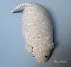 Fermaporta simpatico a forma di topo tessuto