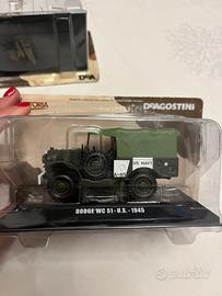 3 Modellini De Agostini mezzi militari
