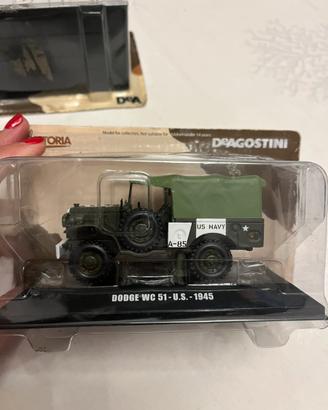 3 Modellini De Agostini mezzi militari