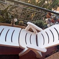 Sdraio Lettino in plastica rigida