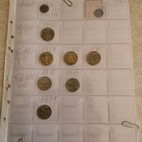 monete della monarchia Emanuele III usate e circol