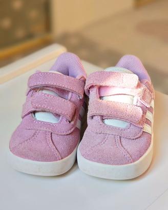Sneakers Adidas bimba rosa in camoscio - Misura 21