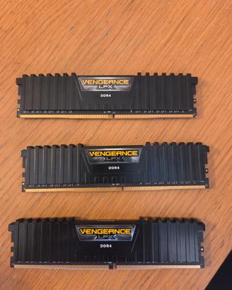memoria ram corsair vengeance ddr4  3x8gb