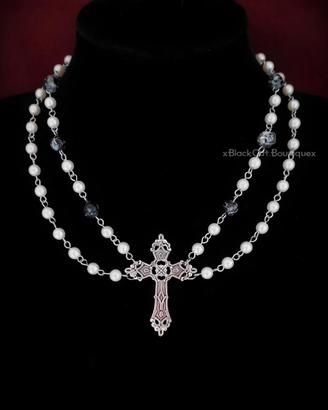 Collana elegant gothic lolita dark coquette alt