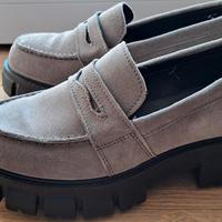 scarpe donna mocassino alto