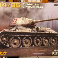 carro armato  t34/85 Scala 1 /35 modello miniart
