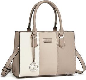 Miss Lulu Borsa a Mano Donna in PU Tricolore