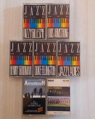7 Musicassette Vintage- Jazz, Morricone, Messicana