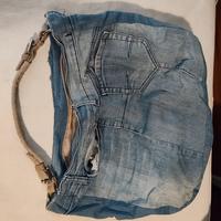Borsa a spalla in Jeans Artigianale - Pezzo Unico 