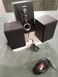 Casse con subwoofer per TV, computer, etc.