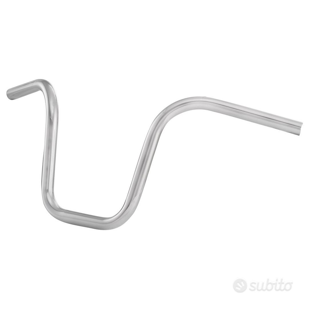 Manubrio Cromato Per Piaggio Ciao PX - Completo Di Perno, Diametro 21mm, Acciaio Cromato - Foto 12