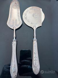 Set palette per dolci in argento