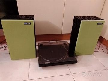 Giradischi, casse, pre amplificatore phono