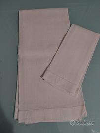 Lino Bianco. Asciugamani per 1 persona