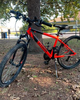 Bicicletta rockrider 500 btwin 24 pollici