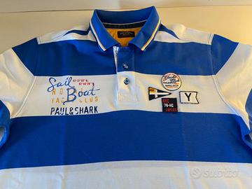 Polo da uomo L Paul Shark Piel Toro Fred Perry