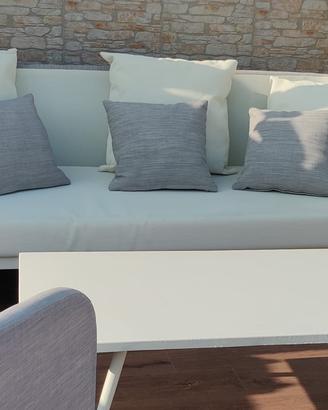 salotto da giardino  in textilene