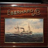 Pubblicità orologi Eberhard  oggetto per esposizio