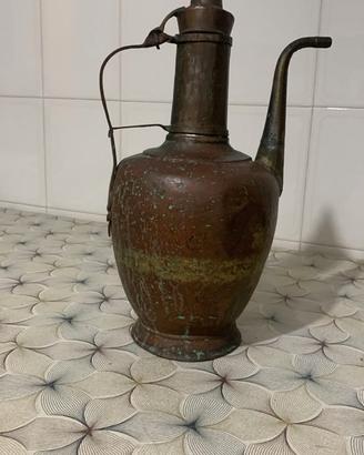 Brocca in Rame Aftaba Vintage Stile Etnico Berbero