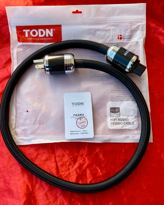 TODN Audio Hi-fi cavo power 1mt US/Schuko -nuovo