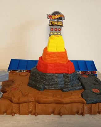 Pista Hot Wheels Monster Trucks Arena Vulcano