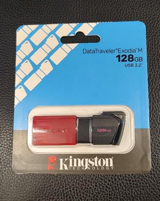 Pendrive Kingston Datatraveler Exodia M Usb 128GB