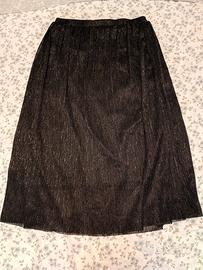gonna longuette elasticizzata da donna 