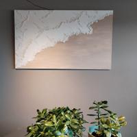 Quadro materico acrilico 60x100