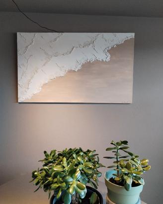 Quadro materico acrilico 60x100