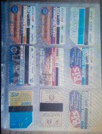 schede telefoniche da collezione 