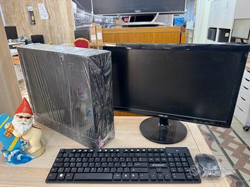PC FISSO FUJITSU - Monitor Asus - Windows 11