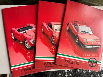 TRIS QUADERNI FERRARI-BBURAGO ANNI 80