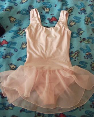 Body Danza rosa bimba 8-10 anni