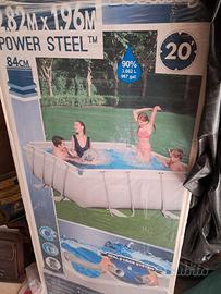 Piscina Bestway Power Steel 282x196x84 cm + Access
