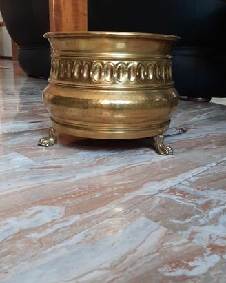 Portavaso ottone