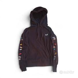 Felpa Billabong x Dr. Seuss Nera Cappuccio M