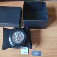 Orologio Fossil skeleton inox 45mm nuovo