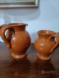 Coppia di brocche Artigianato Toscano 