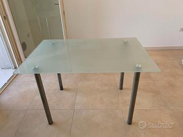 Tavolo in cristallo 120 X 80cm