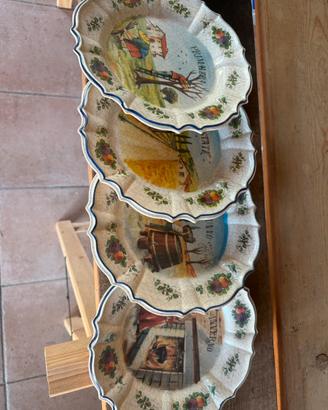 Piatti vintage 4 stagioni