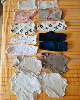 lotto per autunno, neonata 3-6 mesi 
